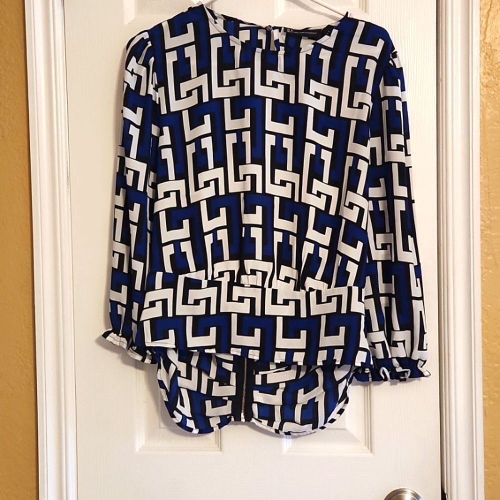 NY&C Backless Blouse Lg